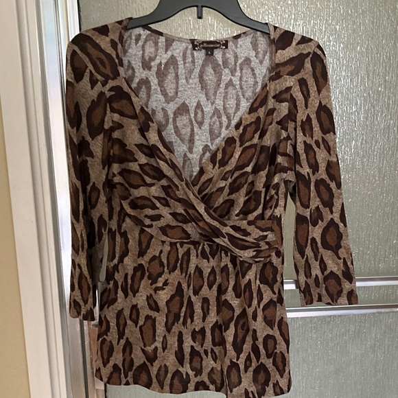 Mesmerize Tops - Mesmerize , animal print top, size L